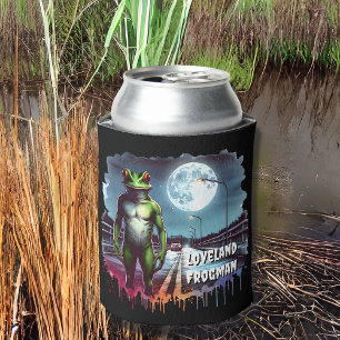 The Loveland Frogman Ohio Cryptid Can Cooler
