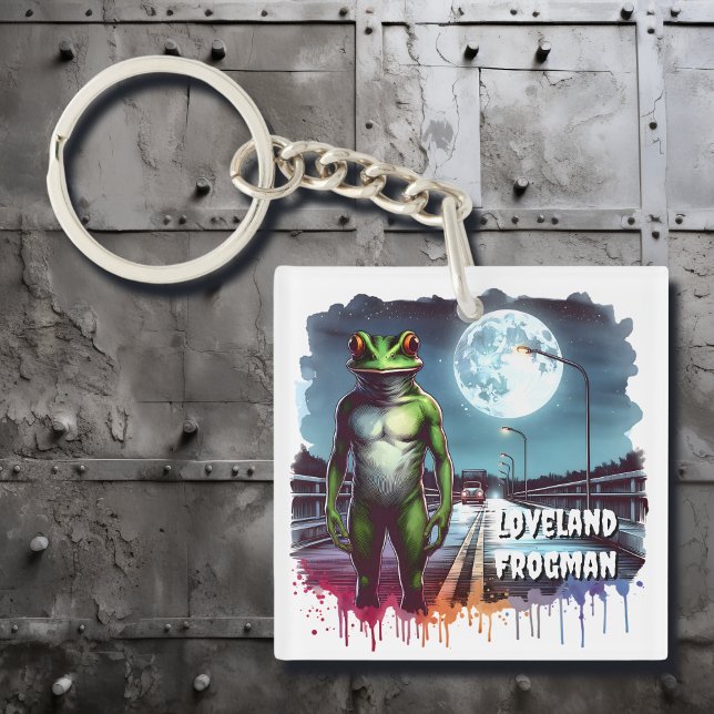 The Loveland Frogman | Ohio Cryptid Key Ring (Creator Uploaded)