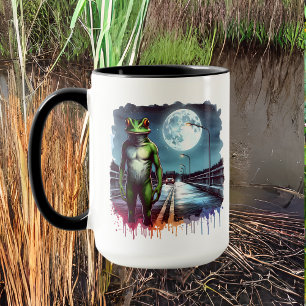 The Loveland Frogman   Ohio Cryptid Mug