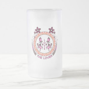 The Lover Beer Glass Frosted Glass Beer Mug