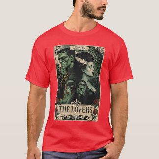 The Lovers Frankenstein Monster Horror Design for T-Shirt