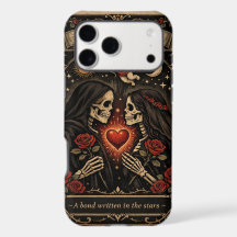 The Lovers Gothic Tarot Phone Case – Dark Romance 