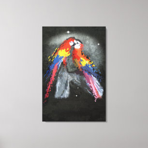 The Lovers II - Wrapped Canvas