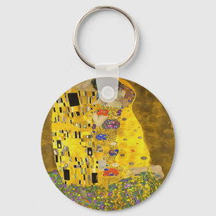 The Lovers Kiss After Klimt Key Ring