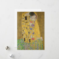 The Lovers Kissing Embrace by Gustav Klimt