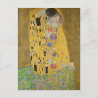 The Lovers Kissing Embrace by Gustav Klimt