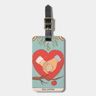 The Lovers Major Arcana tarot card Luggage Tag