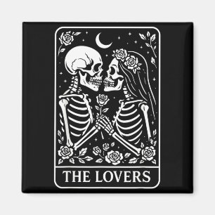 The Lovers Skeleton Love Couples Gothic Wedding Magnet
