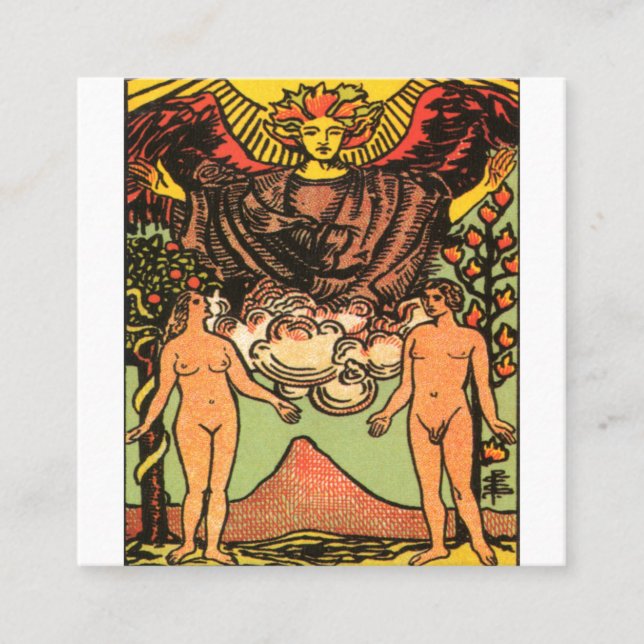 The Lovers Tarot Card (Front)