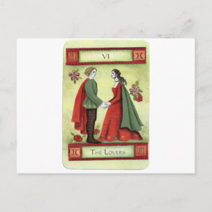 "The Lovers" tarot card