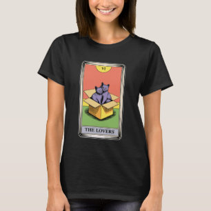 The Lovers Tarot Card Cuddling Cats Cat T-Shirt