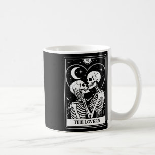 The Lovers Tarot Card - Kissing Skeletons - Hallow Coffee Mug