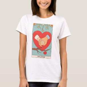 The Lovers tarot card modern Major Arcana T-Shirt