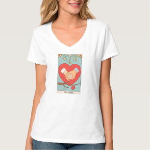 The Lovers tarot card modern Major Arcana T-Shirt