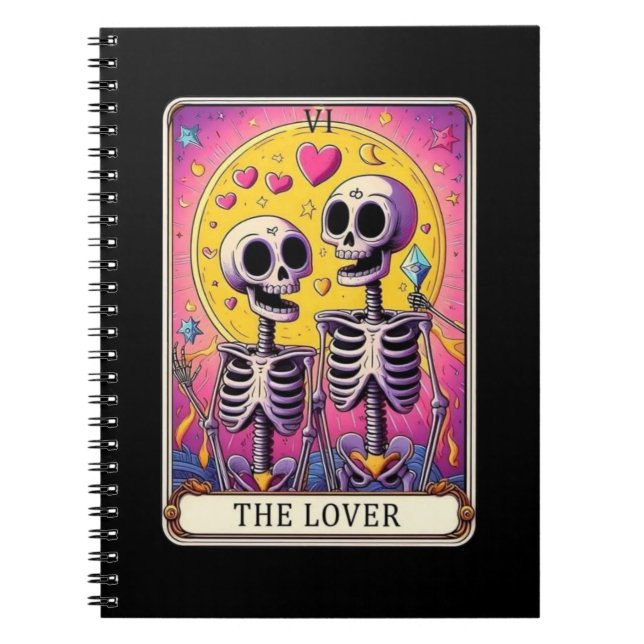 The Lovers Tarot Card Notebook Collection (Front)