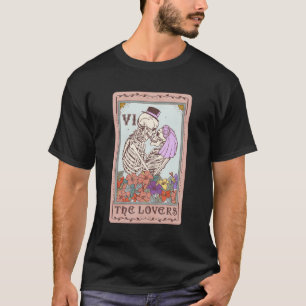 The Lovers Tarot Card Occult Goth Halloween Gothic T-Shirt