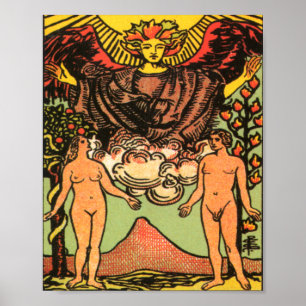 The Lovers Tarot Card Poster