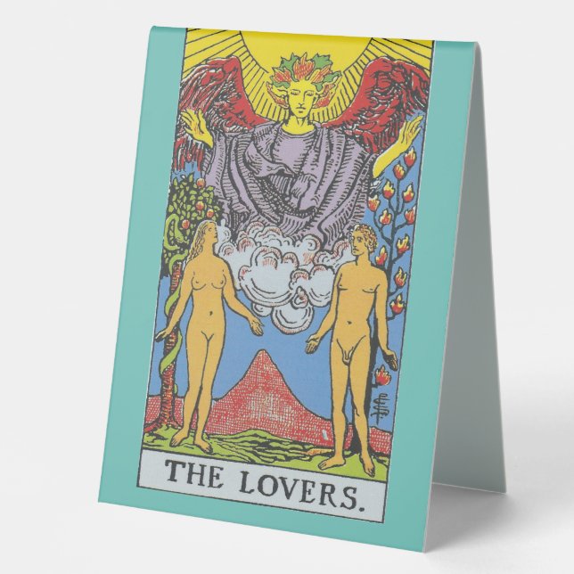 The Lovers Tarot Card Tarots Reading (Front)