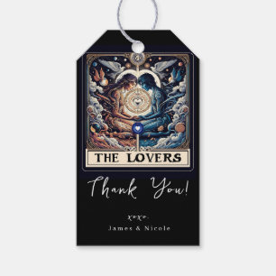 THE LOVERS Tarot Celestial Man & Woman Soulmates Gift Tags