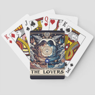 THE LOVERS Tarot Celestial Man & Woman Soulmates Playing Cards