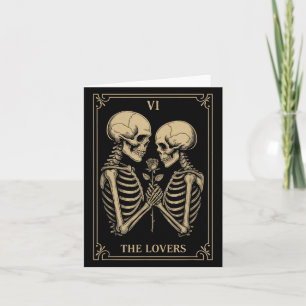 The Lovers Tarot Skeleton Outfit Gothic Romance So Card