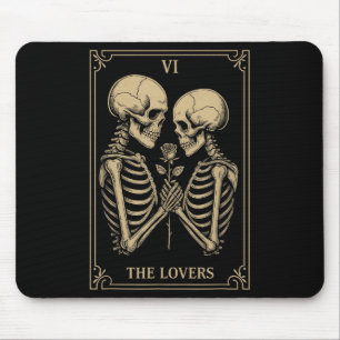 The Lovers Tarot Skeleton Outfit Gothic Romance So Mouse Mat