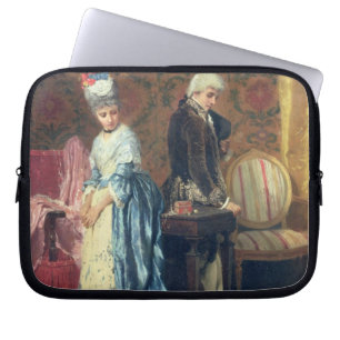 The Lovers' Tiff, 1872 (oil on panel) Laptop Sleeve