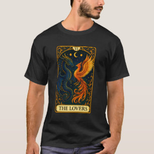 The Lovers Twin Flame Phoenix Dragon Tarot Card So T-Shirt