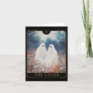 The Lovers Vintage Tarot Card Astrology Ghost Coup