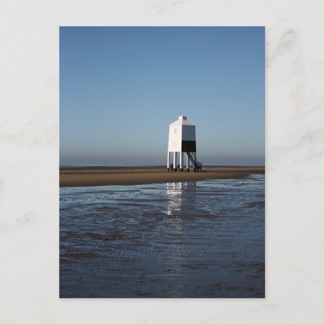 The Low Lighthouse, Burnham on Sea, Somerset, UK Postcard (Front)