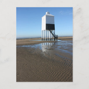 The Low Lighthouse, Burnham on Sea, Somerset, UK Postcard