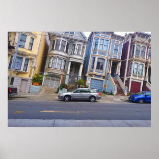 The Lower Haight Faux Canvas Print