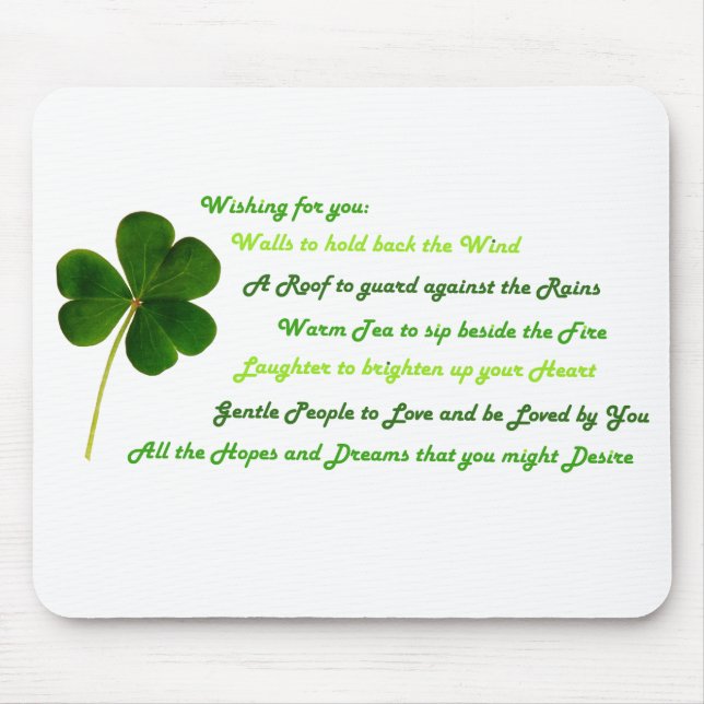 The Luck o' the Irish Mouse Mat (Front)