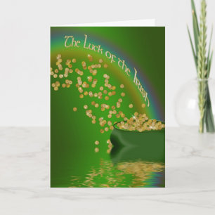 The Luck of the Irish - Pot of Gold/Rainbow Card
