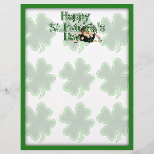The Lucky Clovers & Pot of Gold (Front)