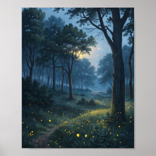 The Luminescent Trail: A Journey Through the Whisp Poster