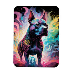 The Luminous Sentinel: A Holographic Staffordshire Magnet