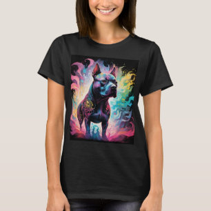 The Luminous Sentinel: A Holographic Staffordshire T-Shirt