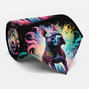 The Luminous Sentinel: A Holographic Staffordshire Tie