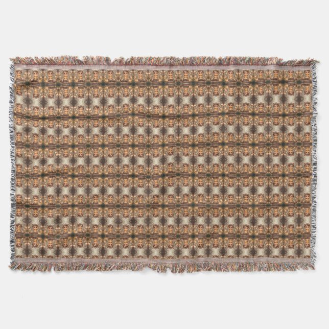 The Luminous Wanderer and the Nectar Art.1 Throw Blanket (Front)