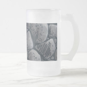 The Lump of Coal frosted glass mug