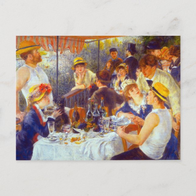 The Luncheon by Pierre Renoir Postcard (Front)