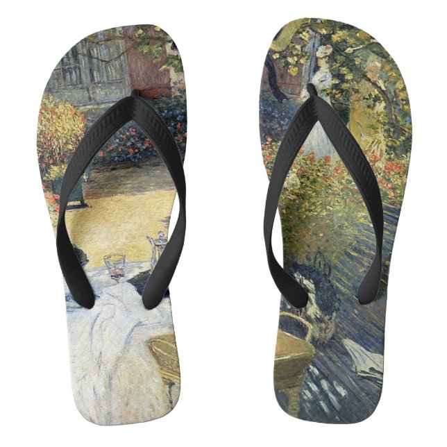 The Luncheon Claude Monet    Flip Flops (Footbed)