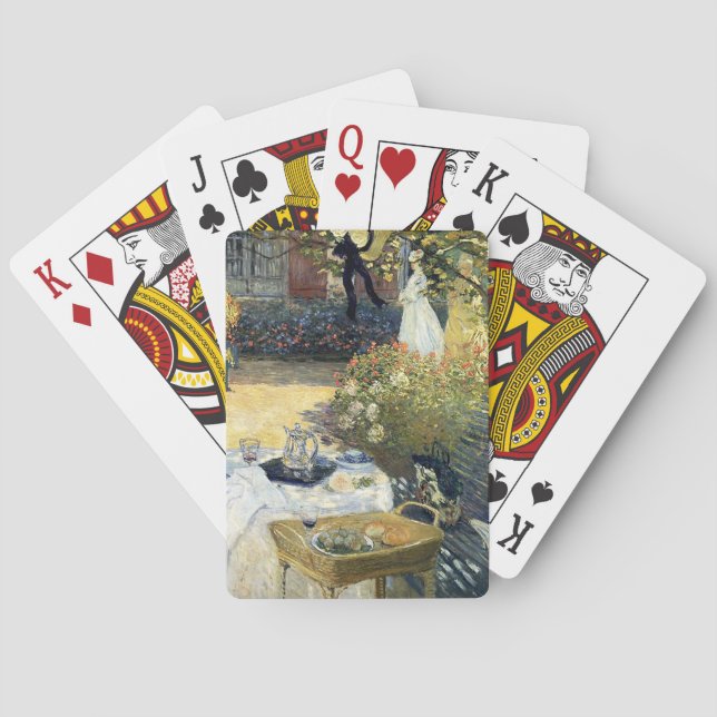 The Luncheon Claude Monet    Playing Cards (Back)