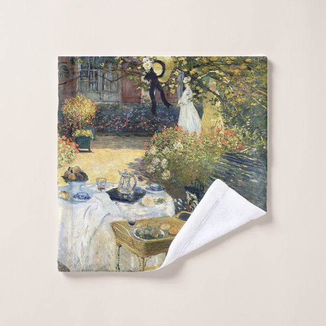 The Luncheon Claude Monet    Wash Cloth (Wash Cloth)