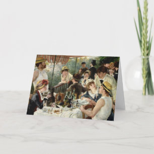 The Luncheon of the Boating Party Card