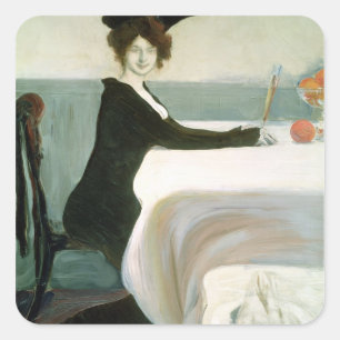 The Luncheon Square Sticker