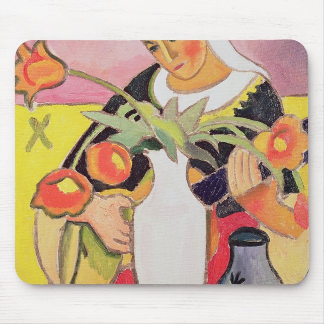 The Lute Player, 1910 Mouse Mat (Front)