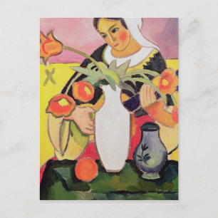 The Lute Player, 1910 Postcard