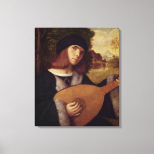 The Lute Player Canvas Print